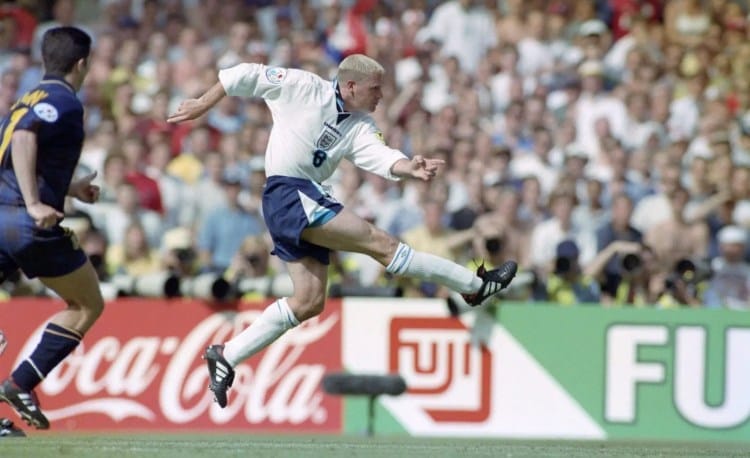 L'Euro 1996 Paul Gascoigne