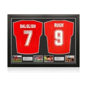 Ian Rush et Kenny Dalglish maillots signés